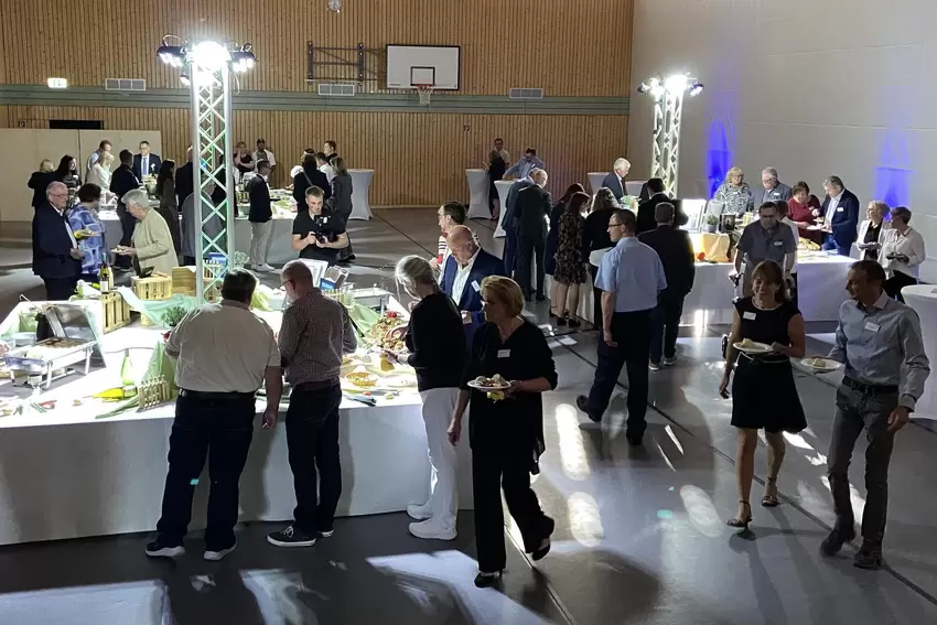 Der erste Programmpunkt: Das Buffet.