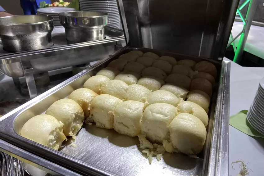 Dampfnudeln durften nicht fehlen.