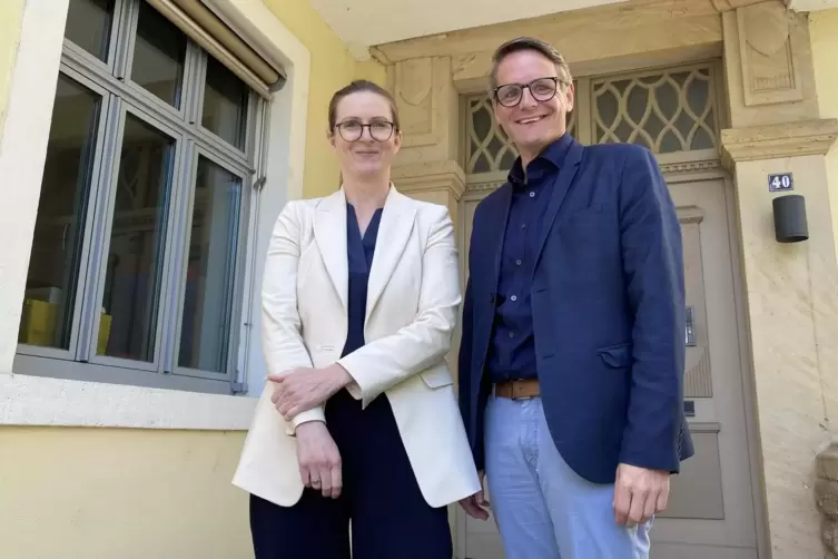 Leitungsteam der Lufa: Diana Bunzel und Jan Jungkind.