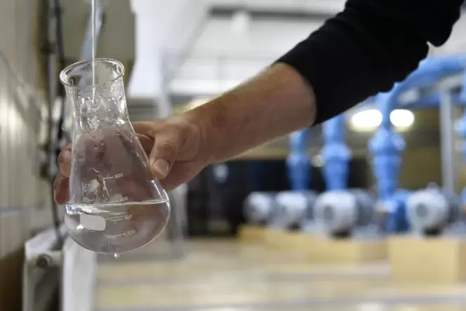 Probenentnahme im Werk Frankenthal: Die Trinkwasserqualität wird in Deutschland streng überwacht. Probenentnahme im Werk Frankenthal: Die Trinkwasserqualität wird in Deutschland streng überwacht.