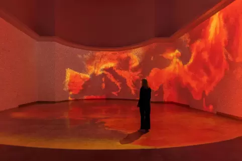 Stresstest: ein Blick in den deutschen Pavillon.