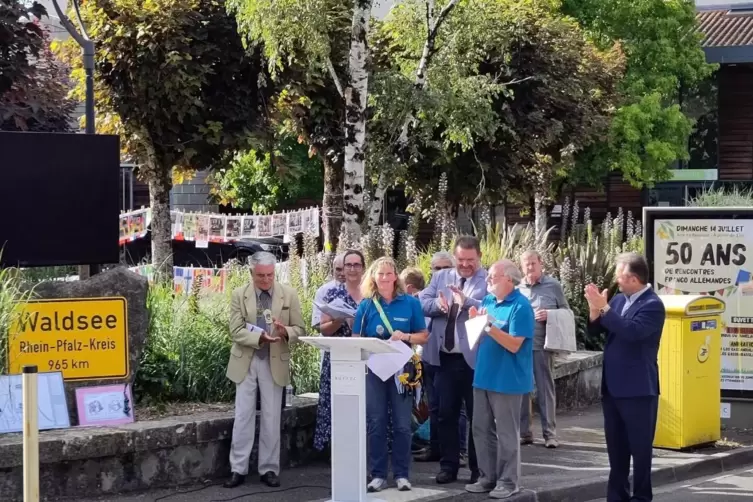Beim Besuch in Ruffec: der Waldseer Partnerschaftsverein. 