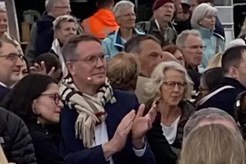 Alexander Schweitzer beim Bürgerempfang am Sonntag.