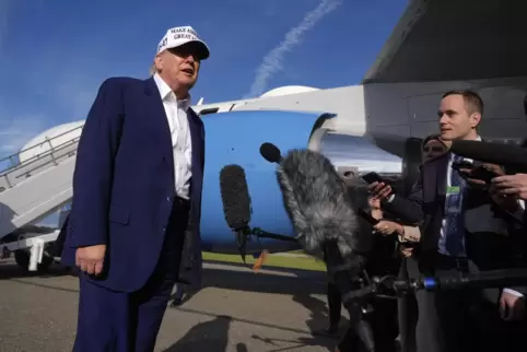 Donald Trump schimpfte am Sonntag ungewöhnlicherweise auf Putin. 
