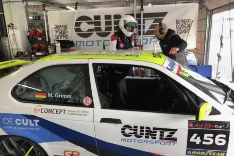 Fahrt Richtung Podium: Marco Grimm. 