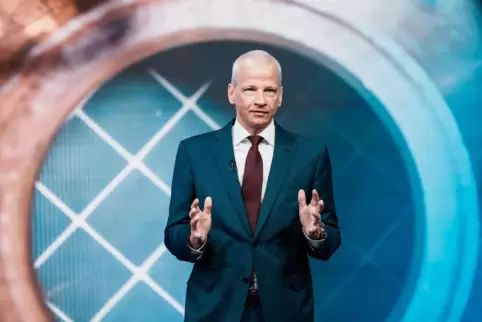 BASF-Chef Markus Kamieth erläuterte im Mai den Aktionären die neue Strategie des Chemiekonzerns. 