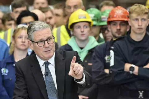 Premier Keir Starmer verkündete die Pläne auf einer Schiffswerft.