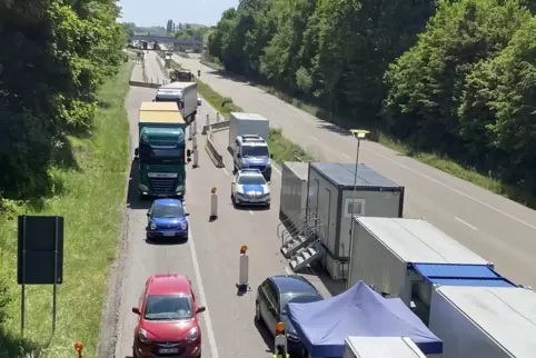 Am Grenzübergang Bienwald gibt es nun wieder häufiger Staus. 