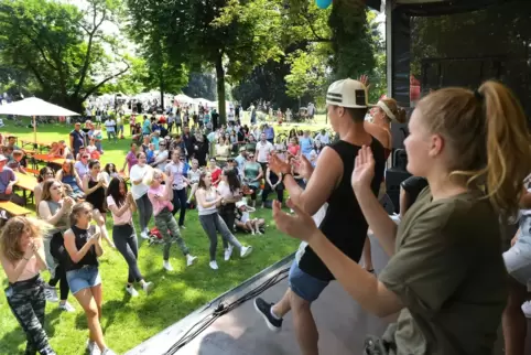 Tanzaktion bei früherer Auflage: Gesundheitstag soll Lust auf Bewegung machen.