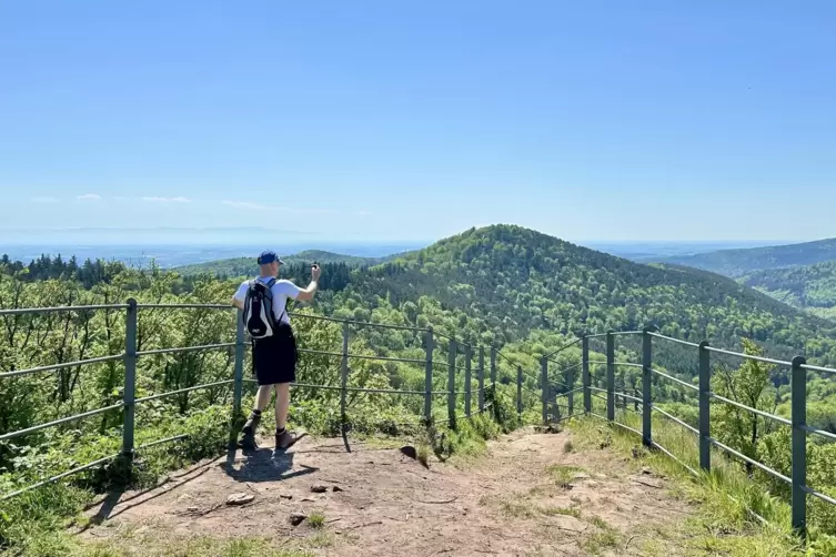 Alle Zimmer sind verschwunden, aber die Aussicht ist grandios: Auch die S&uuml;dspitze der Gutenburg war einst bebaut.