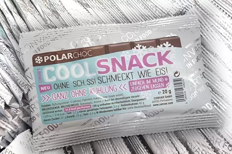 Ein Pulver, das ein Gef&uuml;hl von Eis vermitteln soll. 