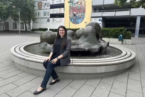 Miriam Vetter wohnt mit ihrer Familie in den Neubauten am Bürgerhof.