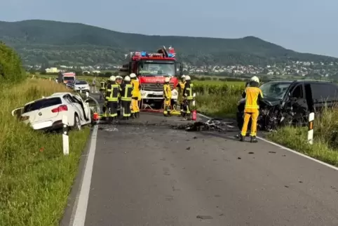 Warum es zu dem Frontalzusammenstoß zwischen dem Wagen der Autofahrerin und einem entgegenkommenden Kleinlieferwagen kam, ist no