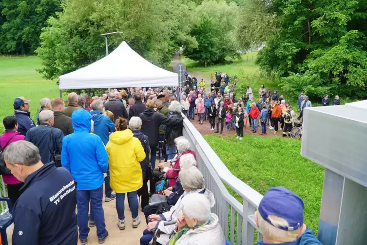 Rund 200 Leute waren bei der Einweihung dabei.