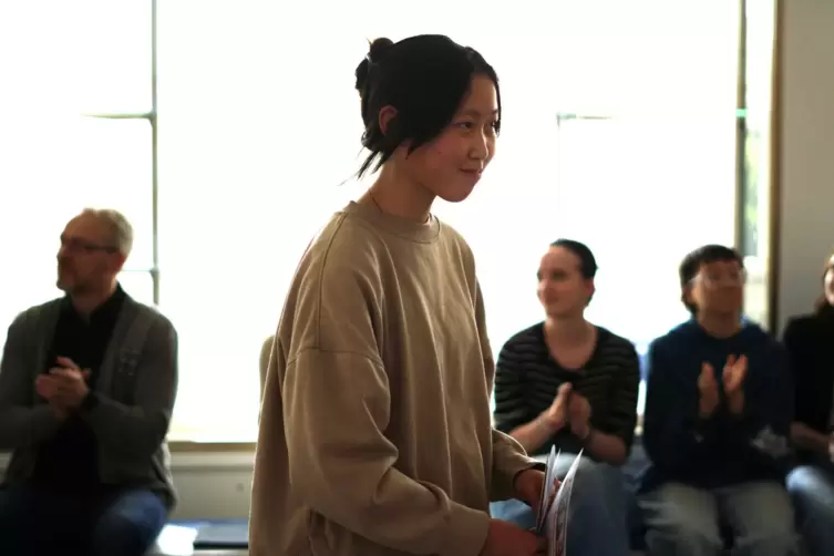 Ein zweiter Preis: Tianya Yi vom Heinrich-Heine-Gymnasium Kaiserslautern.