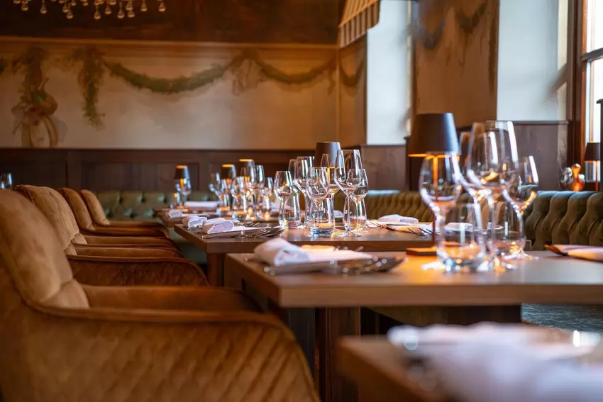 Der Gastraum von »Die Brasserie«.