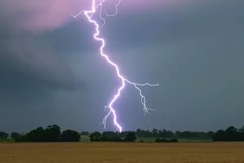 Am Sonntag können Unwetter nicht ausgeschlossen werden. 