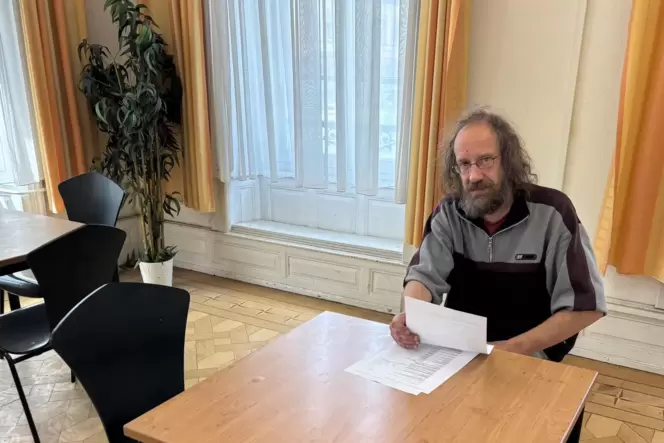Christian ist ein Bewohner des Melanchthonheims, dem fristlos gekündigt wurde.