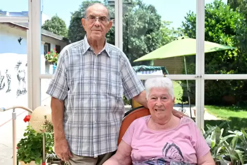 Vor 65 Jahren sind Agathe und Karl-Heinz Kunz vor den Traualtar getreten. 