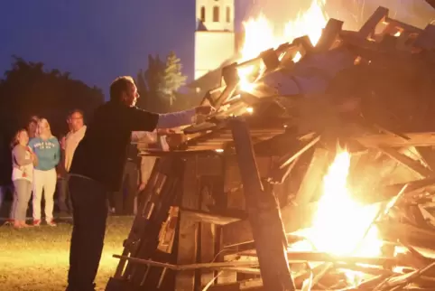Johannisfeuer. Symbolfoto: Iversen