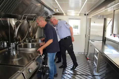 Hier können 300 Portionen Erbsen-Eintop gleichzeitig gekocht werden. 