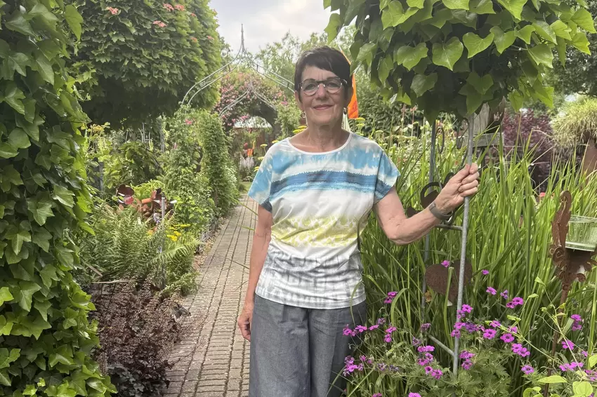 Ihr Garten ist ihr Leben: Sigrid Rinne hat sich ihr eigenes Paradies geschaffen.
