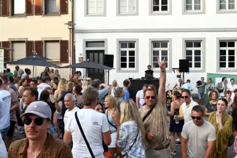 Auch bei heißen Temperaturen wurde auf dem Burg- und Weinfest ordentlich gefeiert. 