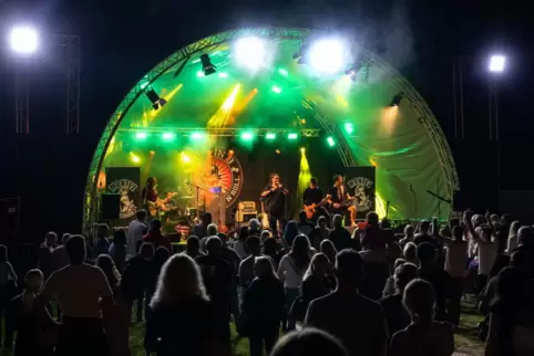 Rock auf der Domwiese: beliebter Bestandteil des Fests. 