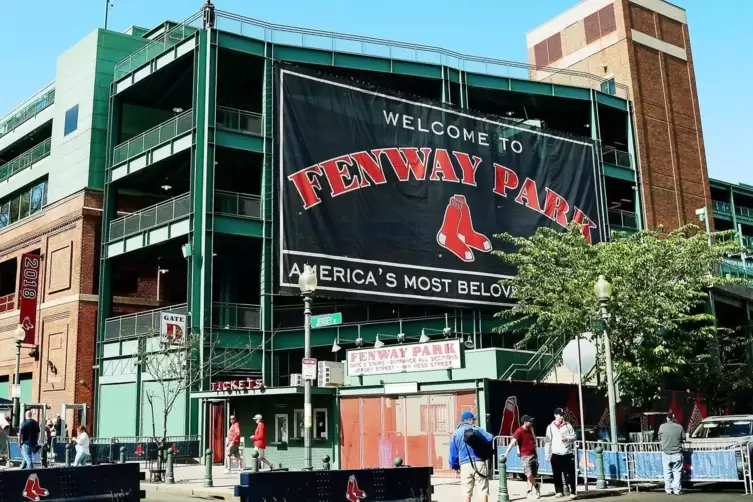 Fenway Park ist die Heimat des Baseball-Teams Red Sox. 