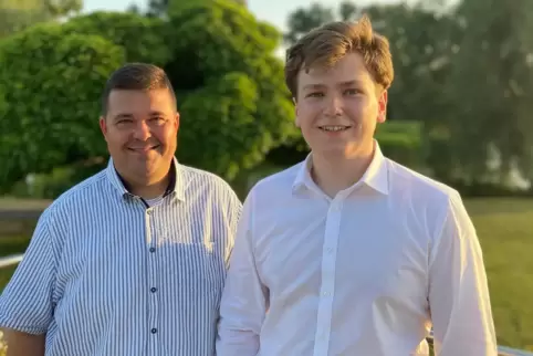 Sebastian Spieß (rechts) will für die FDP in den Landtag. Marc Hauck ist der Ersatzkandidat. 