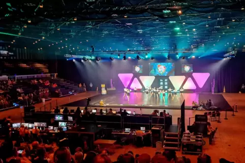 Optimale Wettkampfbedingungen bot die Mitsubishi Electric Halle in Düsseldorf.