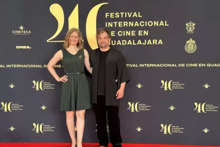 Weltpremiere in Guadalajara: Lena Vurma und Thorsten Klein. 
