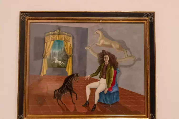 Leonora Carringtons ber&uuml;hmtestes Werk: &bdquo;Self Portrait (Inn of the Dawn Horse&ldquo;. Es geh&ouml;rt dem Metropolitan Museum of Art in New Y