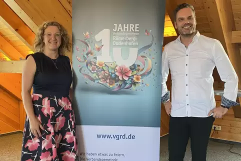 Stehen an der Spitze der Verbandsgemeindeverwaltung: Bürgermeisterin Silke Schmitt-Makdice (SPD) und Büroleiter Christian Schrei