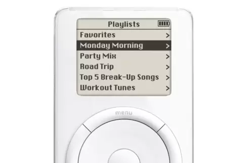 Vom Statussymbol zum Museumsstück: der Apple IPod, der Musikdateien in großer Zahl abspeichern konnte. 