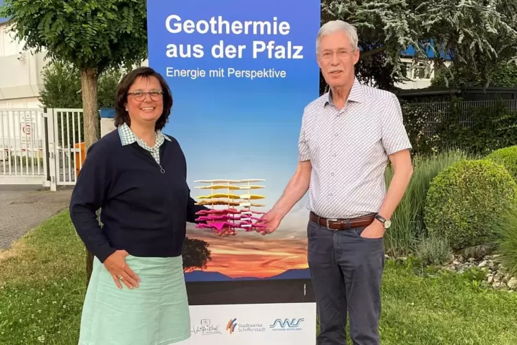 Gesch&auml;ftsf&uuml;hrung der Geopfalz: Claire Weiherm&uuml;ller und J&ouml;rg Uhde. 