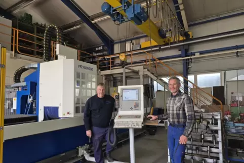 90 Prozent der Konstruktionen können in der Halle von Metallbau Rung in Waldfischbach-Burgalben gefertigt werden. Das verkürzt d