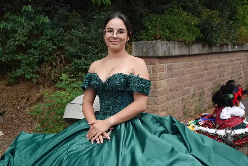Kerweumzug in Altleiningen: Prinzessin Lena I. Hosinger.