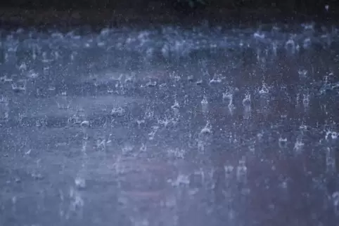 Starke Regenfälle zogen zwischen Montag und Dienstag über die Pfalz (Symbolbild).