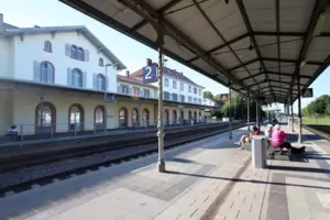 Der Bahnhof Winden. Der Bahnhof Winden.