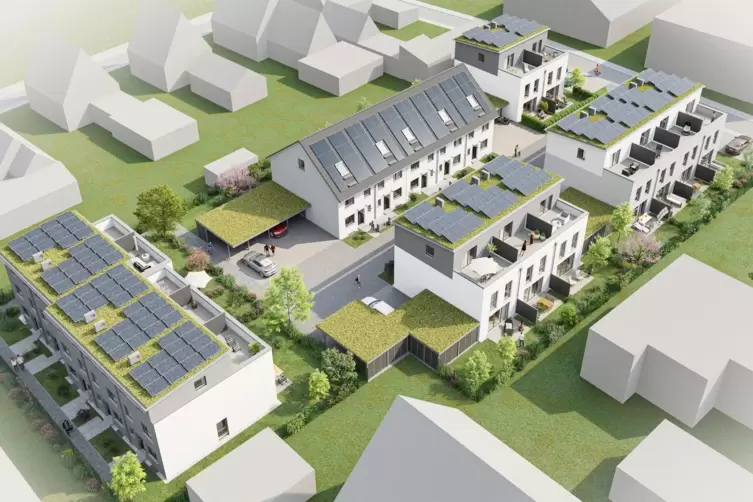 So soll das neue Wohnquartier einmal aussehen. 
