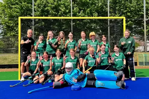 Eines der erfolgreichen Frankenthaler Jugendteams. 