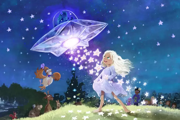 Will Gutes tun: das Mädchen aus der Produktion „Sterntaler – Vom Universum belohnt“. 