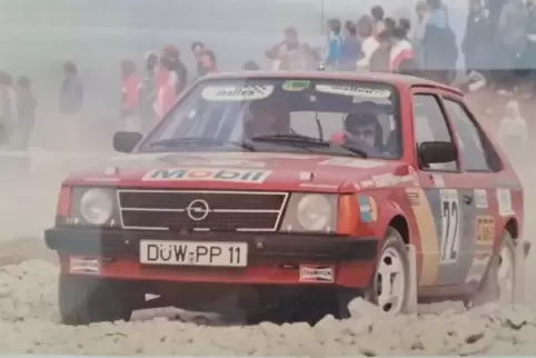 Rallyepilot Walter-Heinz Glaß war in den 1970-er Jahren das Aushängeschild des MC Lambrecht.