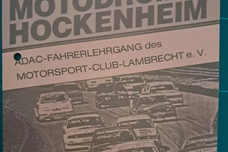 Fahrerlehrg&auml;nge auf dem Hockenheimring geh&ouml;rten zum Vereinsleben im Motorsport-Club Lambrecht. 