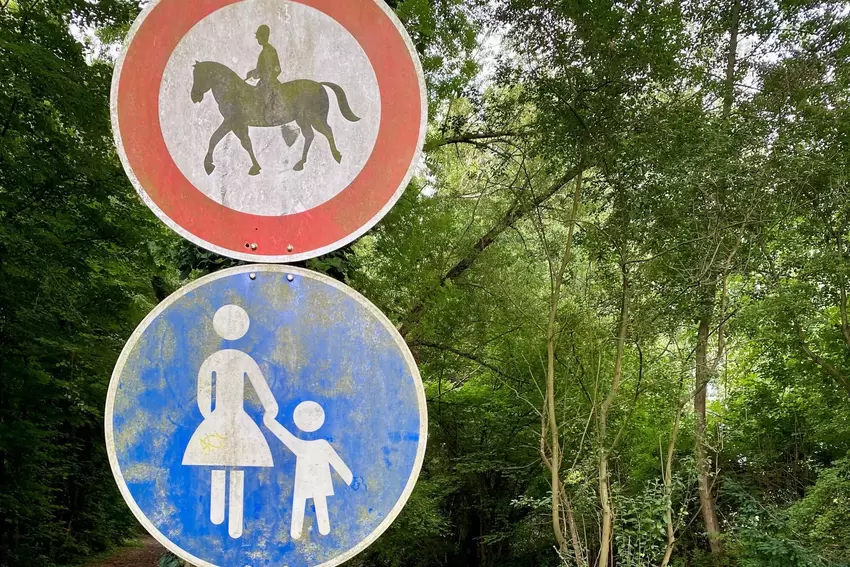 Der Speyerbach wird von vielen Menschen in der Freizeit genutzt.
