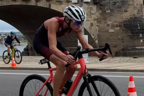 FKP-Triathlet Hugo Seither hatte bei den deutschen Jugendmeisterschaften in Dresden gleich mit mehreren Malheurs zu kämpfen. 
