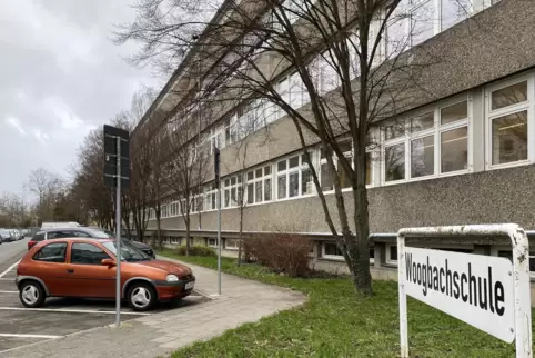 Woogbachschule: viele Fenster zum Austauschen.