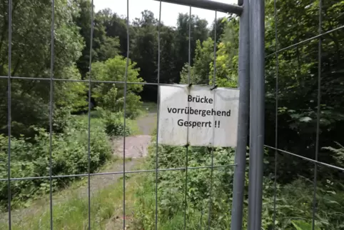 Hier in Neuleiningen-Tal findet der Radweg von Battenberg sein jähes Ende.