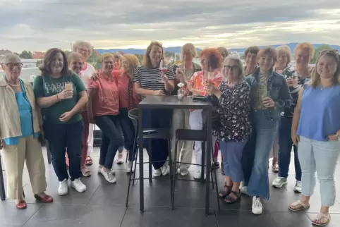 Über den Dächern: Rund 20 Frauen waren beim After-Work-Dialog in der Rooftop-Bar The Space in Haßloch dabei. 